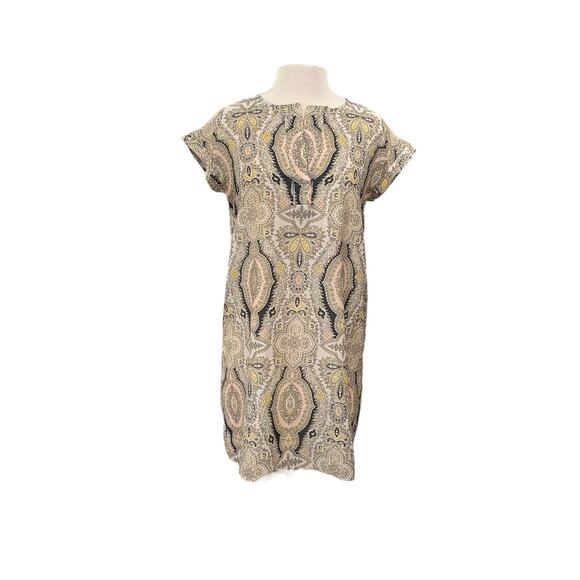 Philosophy Paisley Geo Print Shift Dress Size Small - Picture 9 of 9